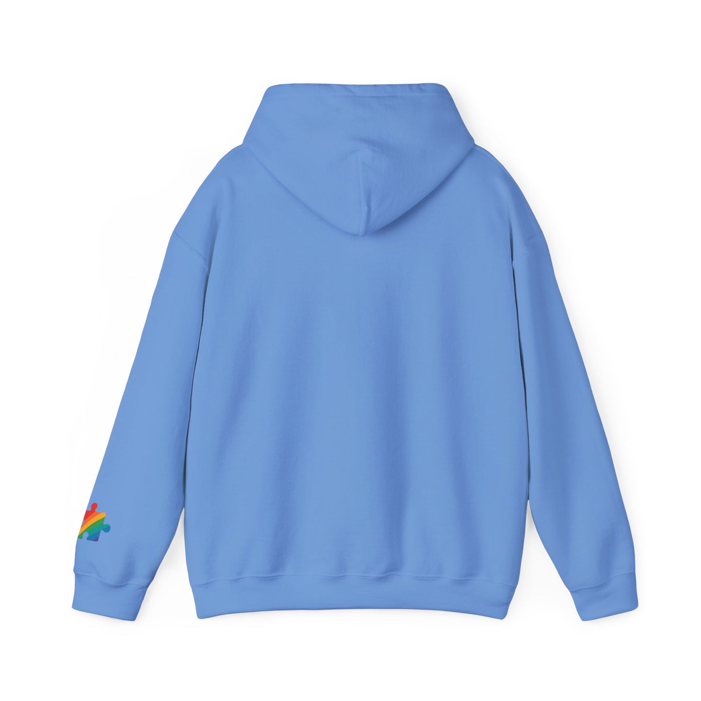 Autism Awareness - Unisex Hooded Sweatshirt - Colorful Ribbon Design