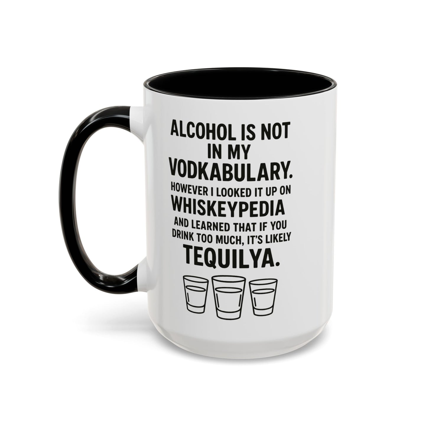 Funny "VODABULARY" Coffee Mug - 15oz - Perfect for Parties and Gifts