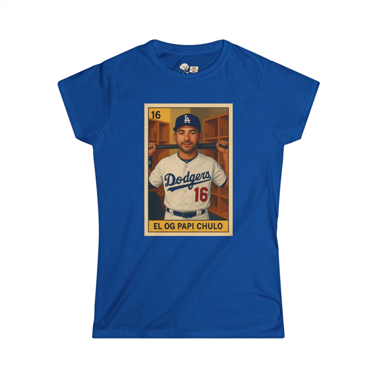 Dodgers - EL OG PAPI CHULO - Andre Eithier- Fun Gift for Sports Fans, Vintage Style T-Shirt, Baseball Fan Apparel, Unique Women's Clothing