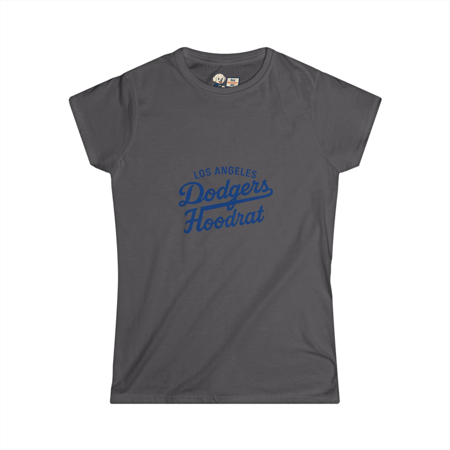 Los Angeles Dodgers Hoodrat - Women's Softstyle Tee - Perfect for Game Day!