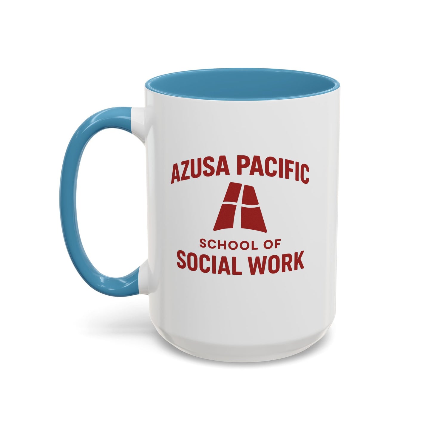 Azusa Pacific University - School of Social Work -Accent Mug - 15oz