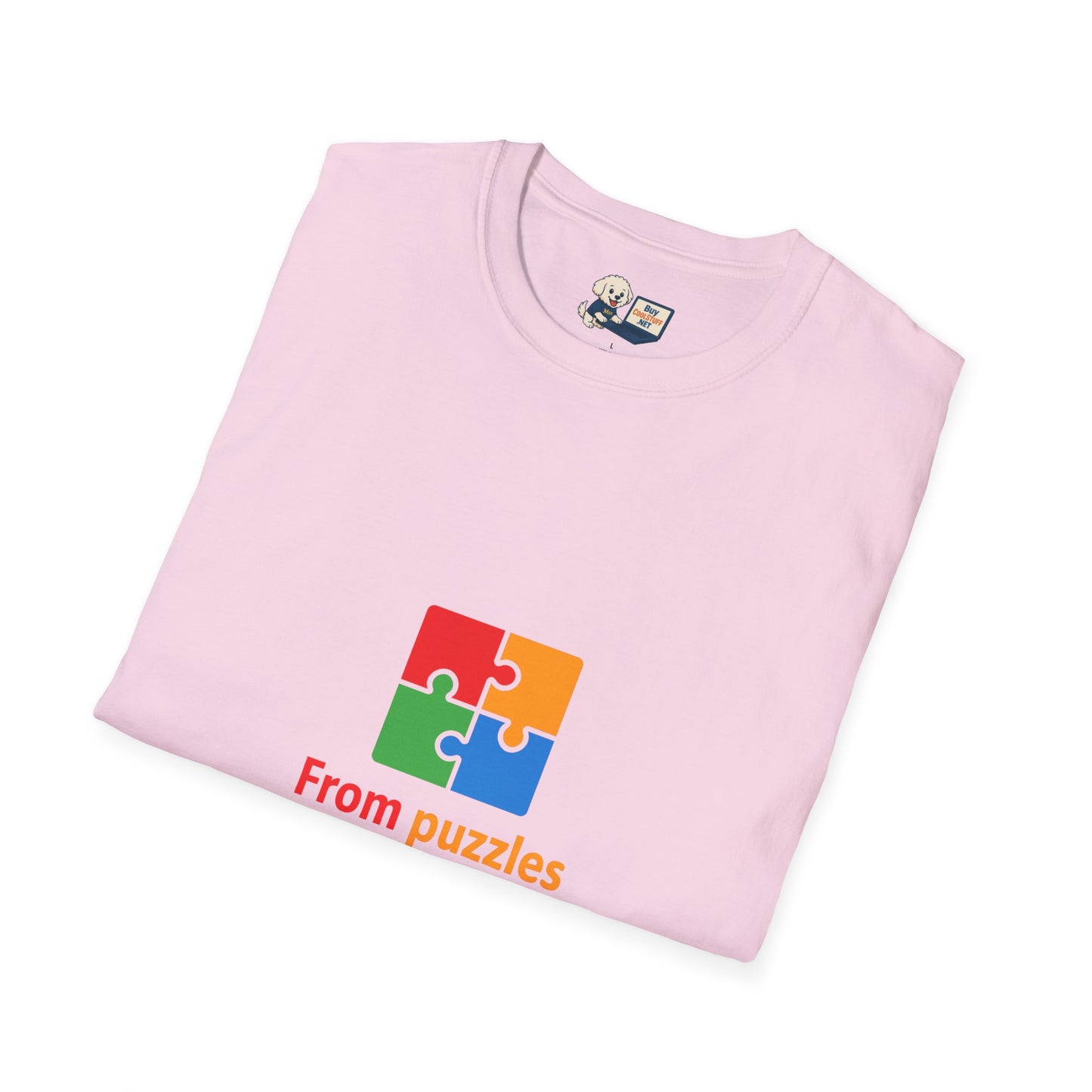 Autism Awareness - "From Puzzles to Possibilities" -  Unisex Softstyle T-Shirt (Various Colors)