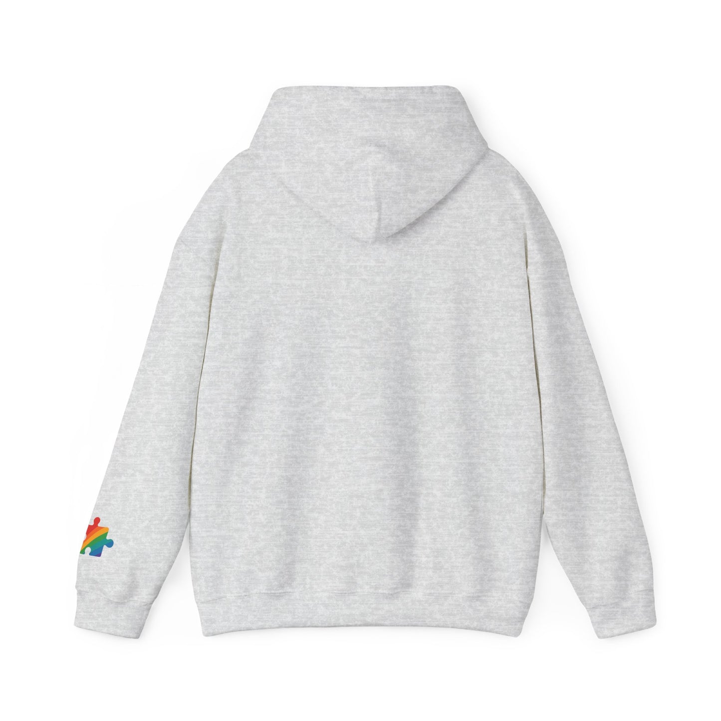 Autism Awareness - Unisex Hooded Sweatshirt - Colorful Ribbon Design