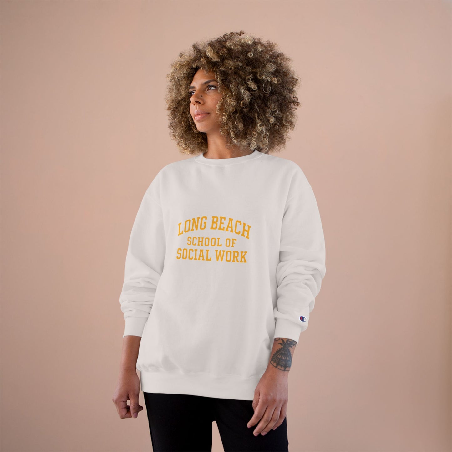 Long Beach School of Social Work Champion Sweatshirt - Cozy College Apparel
