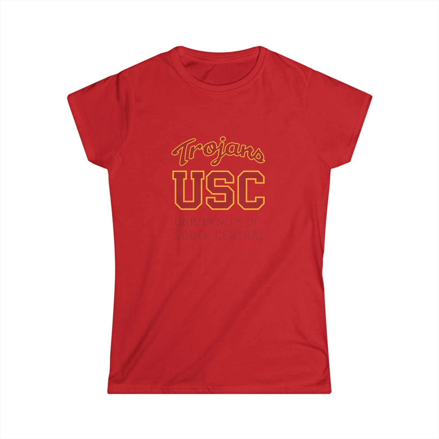 University of South Central USC Women's Softstyle Tee - Comfortable College Spirit Wear