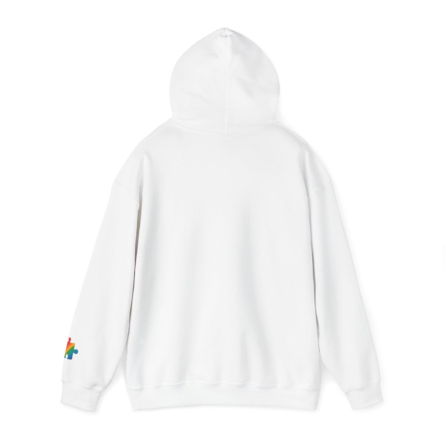 Autism Awareness - Unisex Hooded Sweatshirt - Colorful Ribbon Design