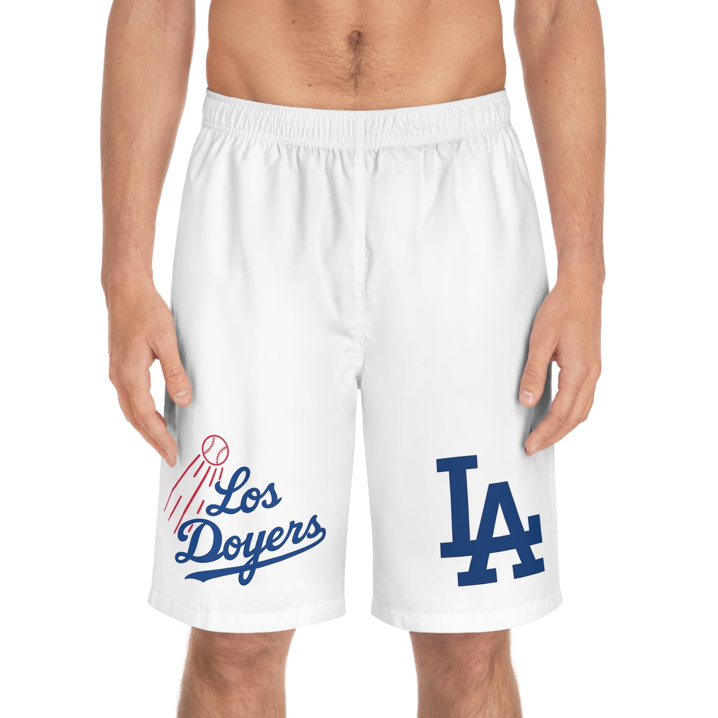 Men's Dodgers Board Shorts - Let's Go Dodgers!
