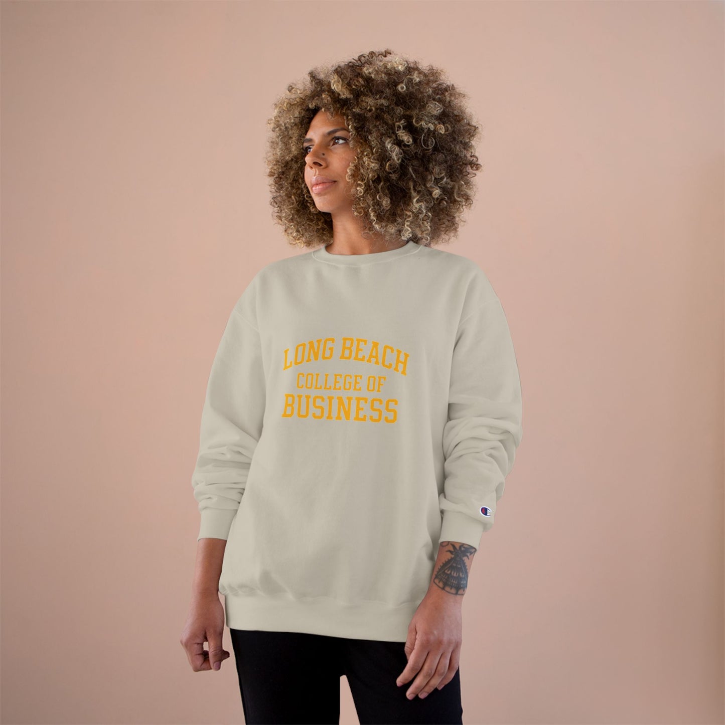 Long Beach College of Business Champion Sweatshirt - Comfortable & Stylish Crewneck for Students & Alumni