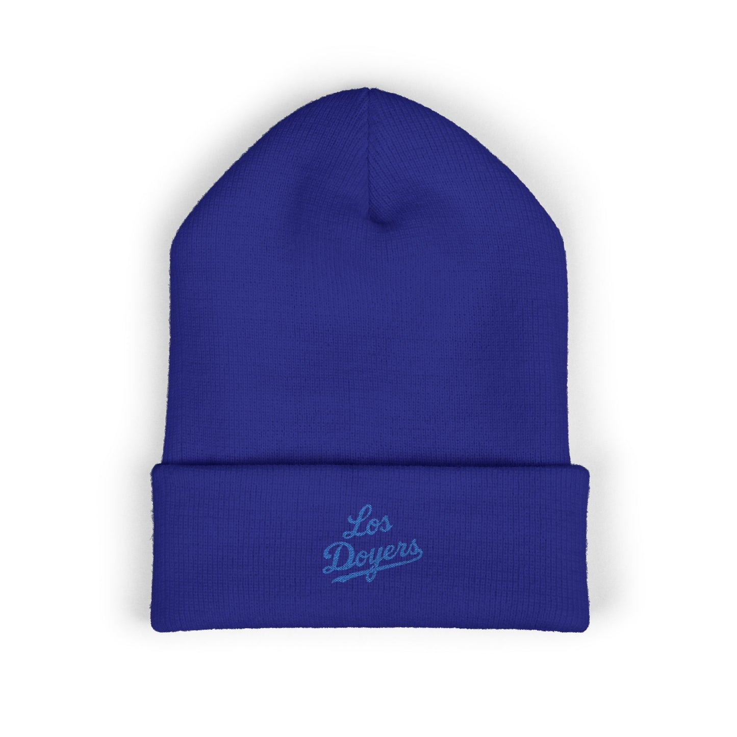 Classic Cuffed Beanie with Los Doyers Embroidery - Cozy Winter Accessory for Fans