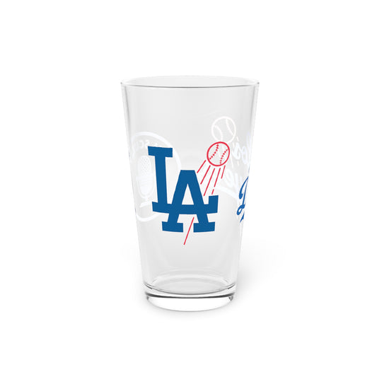 Los Doyers with VIN Logo Pint Glass, 16oz