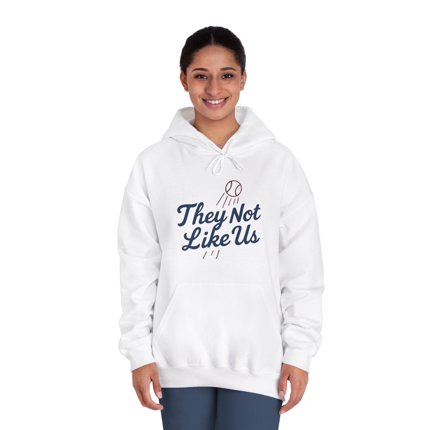 Dodgers "They Not Like Us" - Unisex Baseball Hoodie  - Original Design