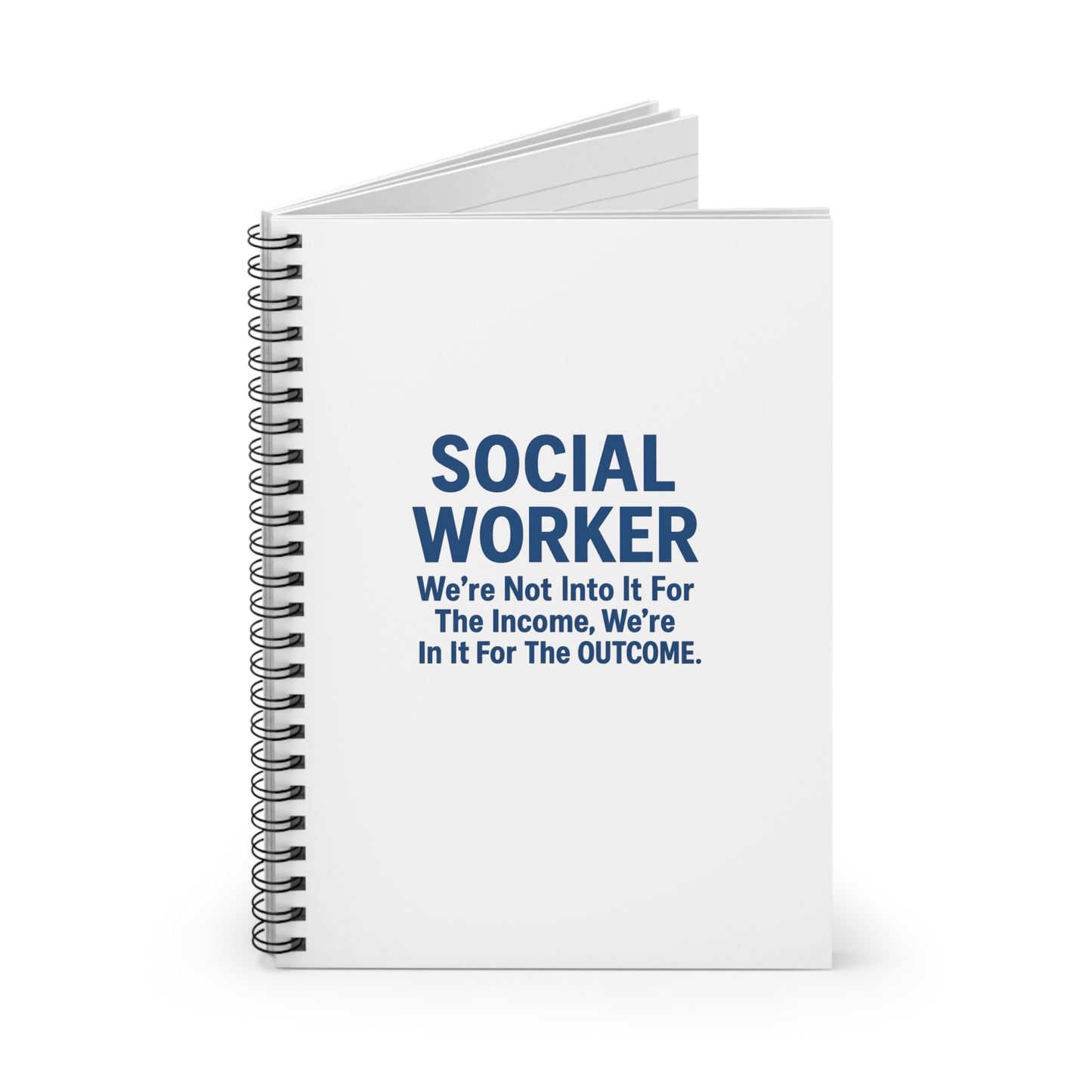 Social Work Spiral Notebook - Perfect for Students & Professionals