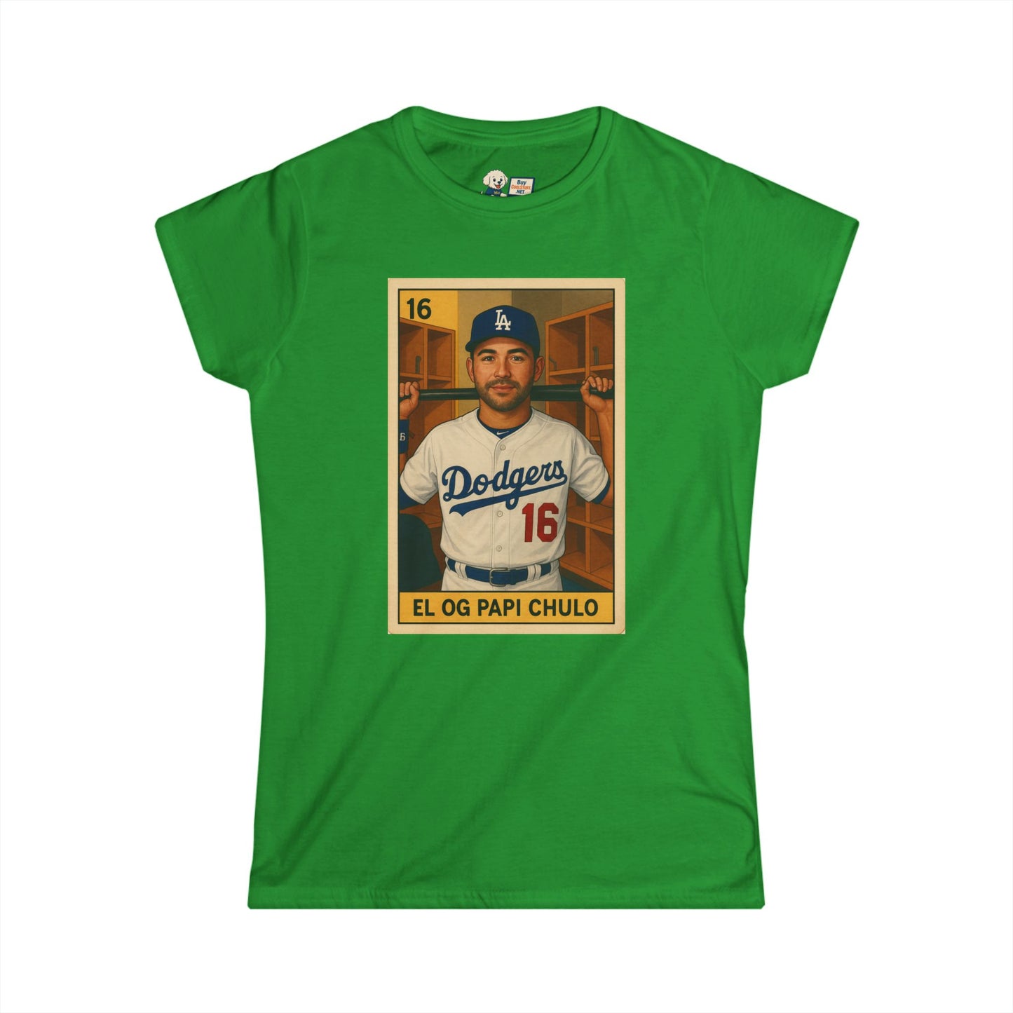 Dodgers - EL OG PAPI CHULO - Andre Eithier- Fun Gift for Sports Fans, Vintage Style T-Shirt, Baseball Fan Apparel, Unique Women's Clothing