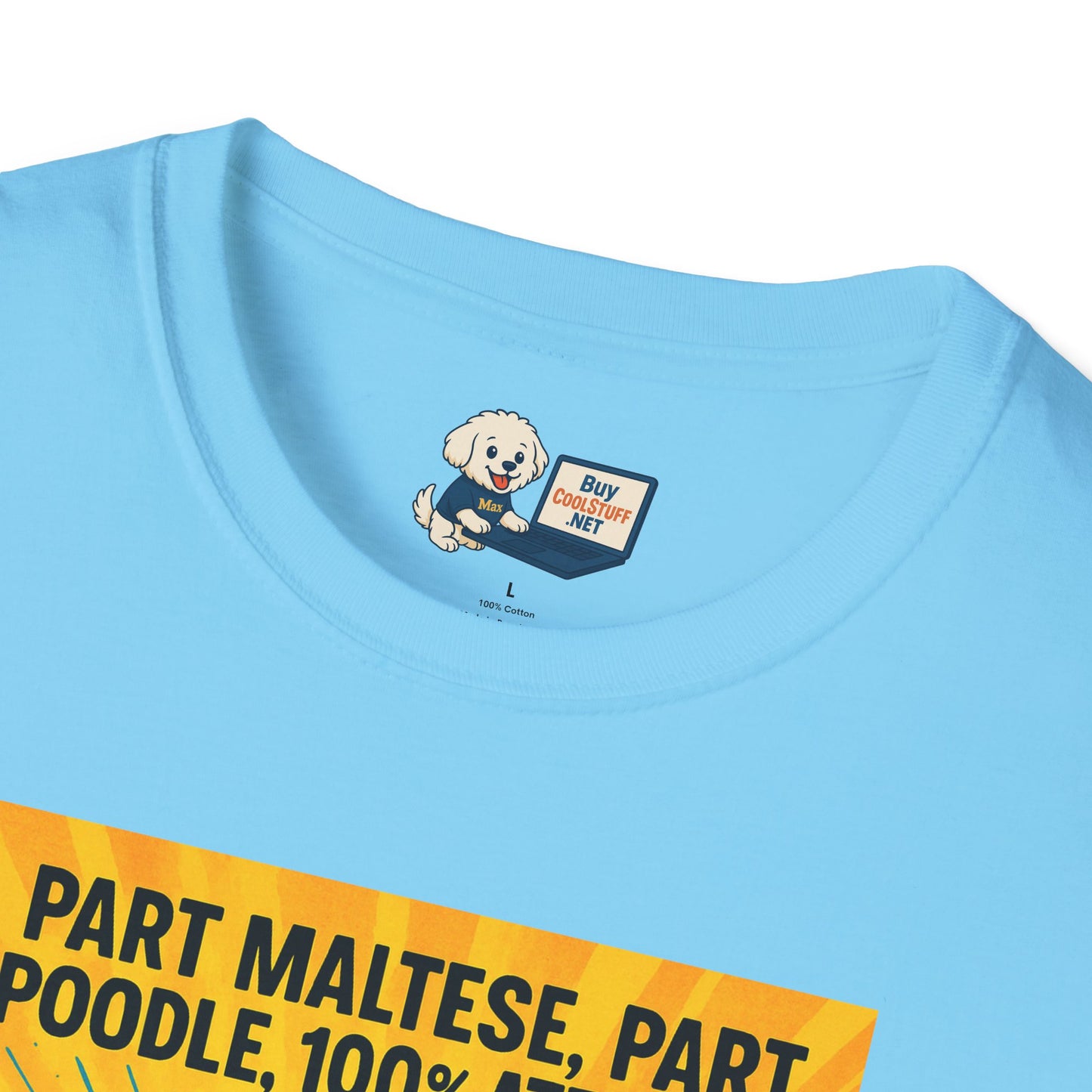 Maltipoo "Superhero" Unisex Softstyle T-Shirt – Perfect Gift for Dog Lovers!