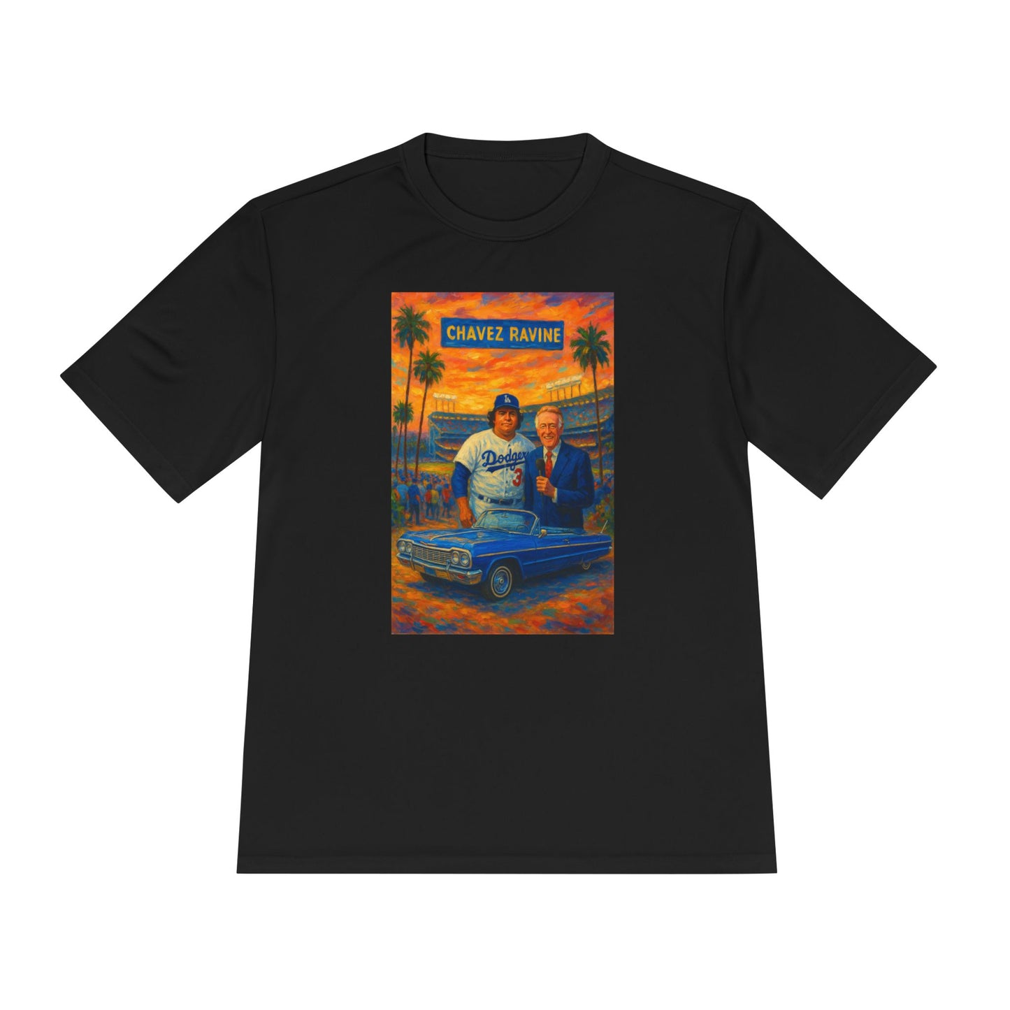 Vin Scully & Fernando Valenzuela  - Unisex Moisture Wicking Tee