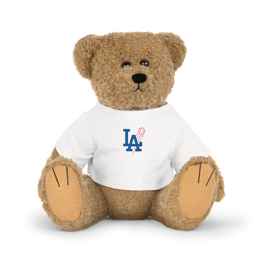 L.A. Logo Dodgers Baseball Plush Toy with T-Shirt - Perfect Gift for Sports Fans & Kids