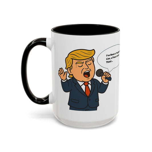 Trump Lies Colorful Humorous Coffee Mug