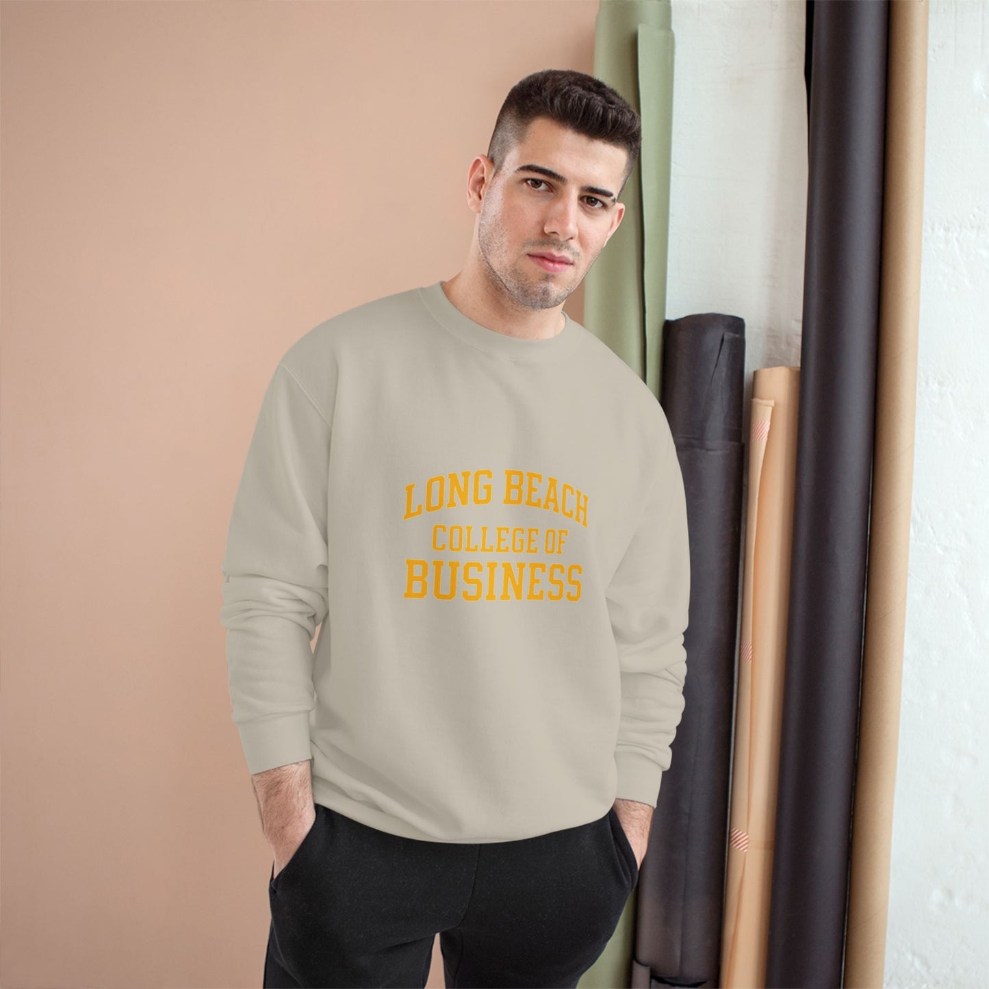 Long Beach College of Business Champion Sweatshirt - Comfortable & Stylish Crewneck for Students & Alumni