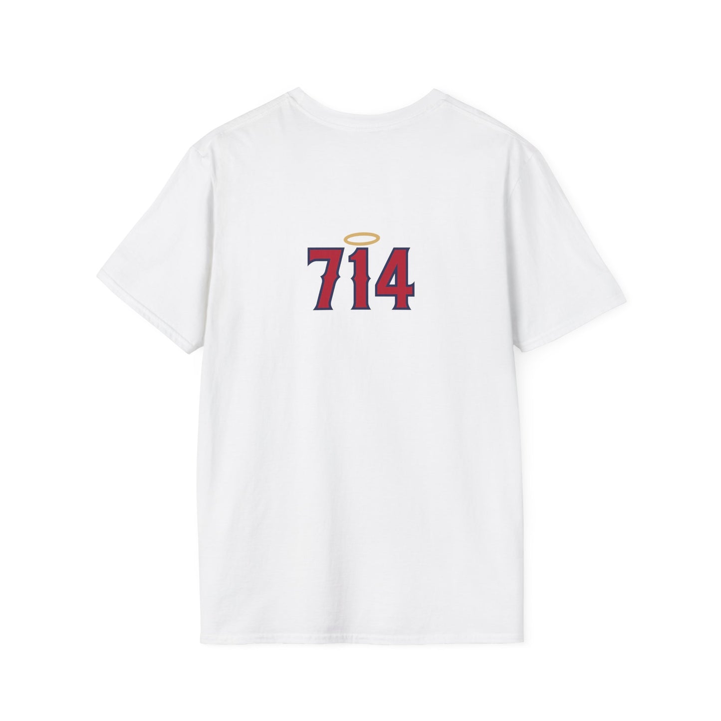 Angels Vintage Unisex Softstyle T-Shirt - Orange County 714 Crew Tee