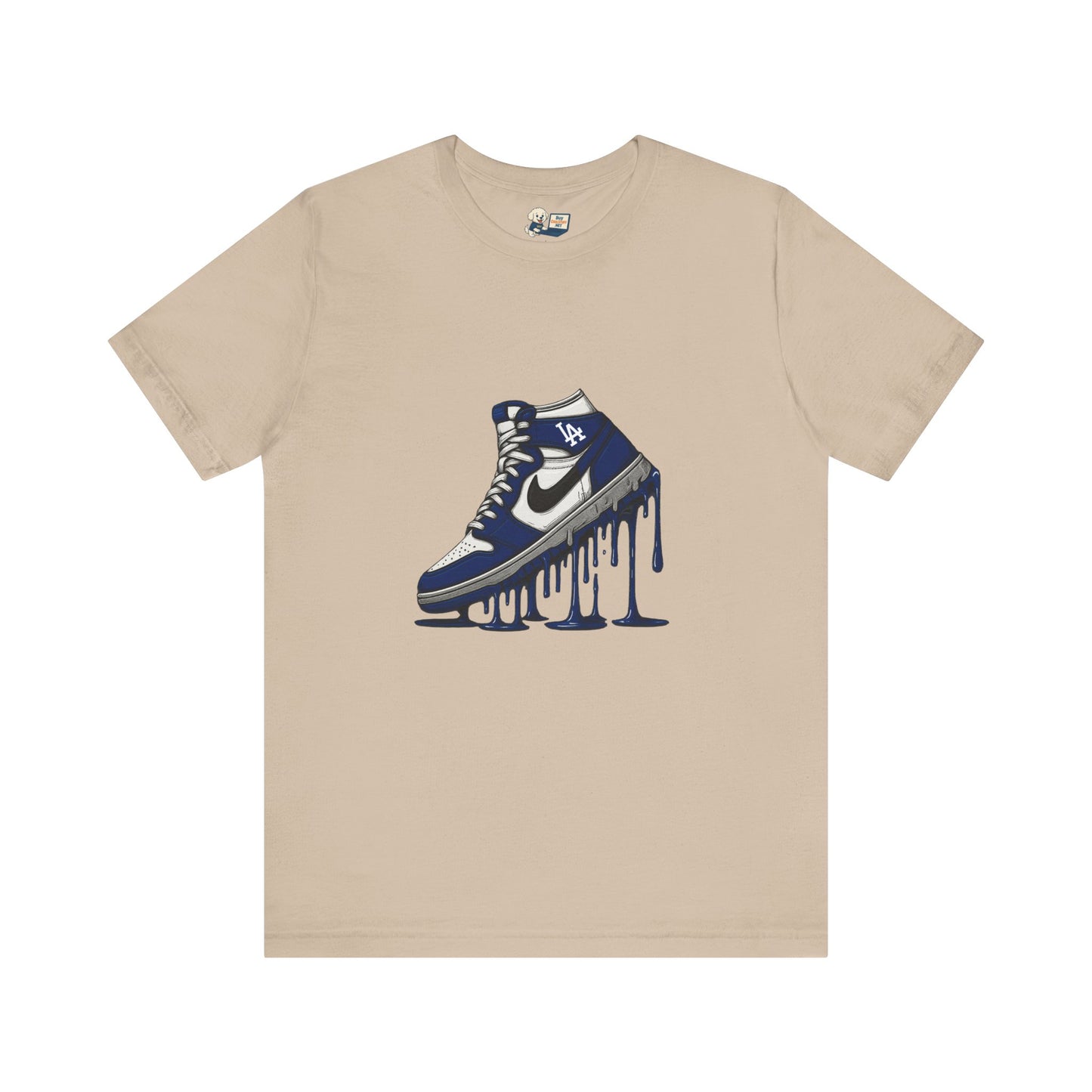 Dodgers "They Not Like Us" -Dripping Sneakers Unisex Tee - Original Design