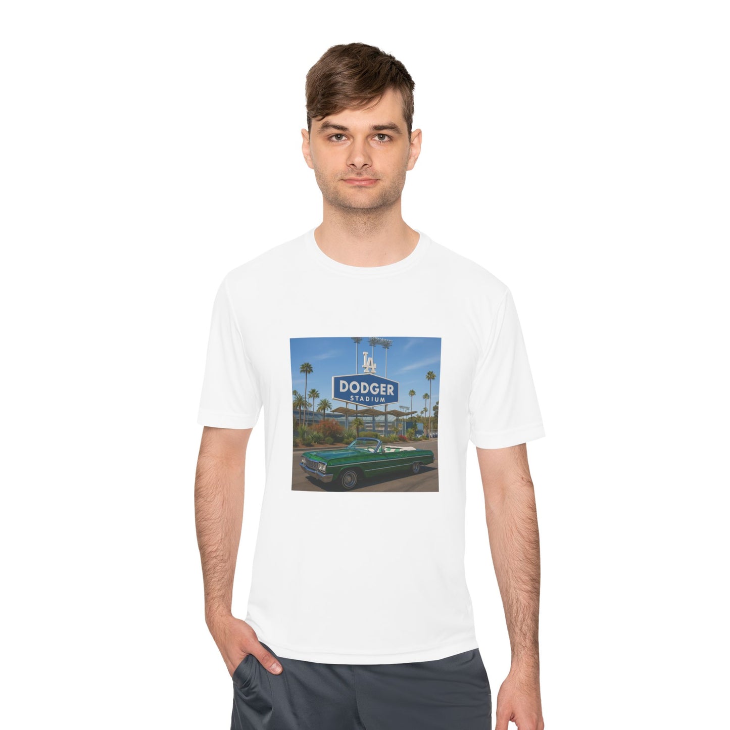 Lowrider Dodger Stadium  - Unisex Moisture Wicking Tee