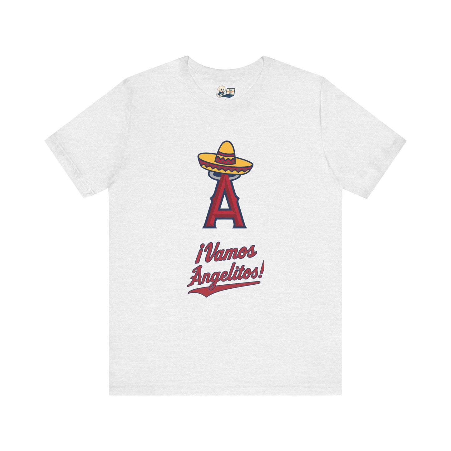 ¡Vamos Angelitos! Unisex Short Sleeve Tee - Fun and Festive Casual Wear - Angels