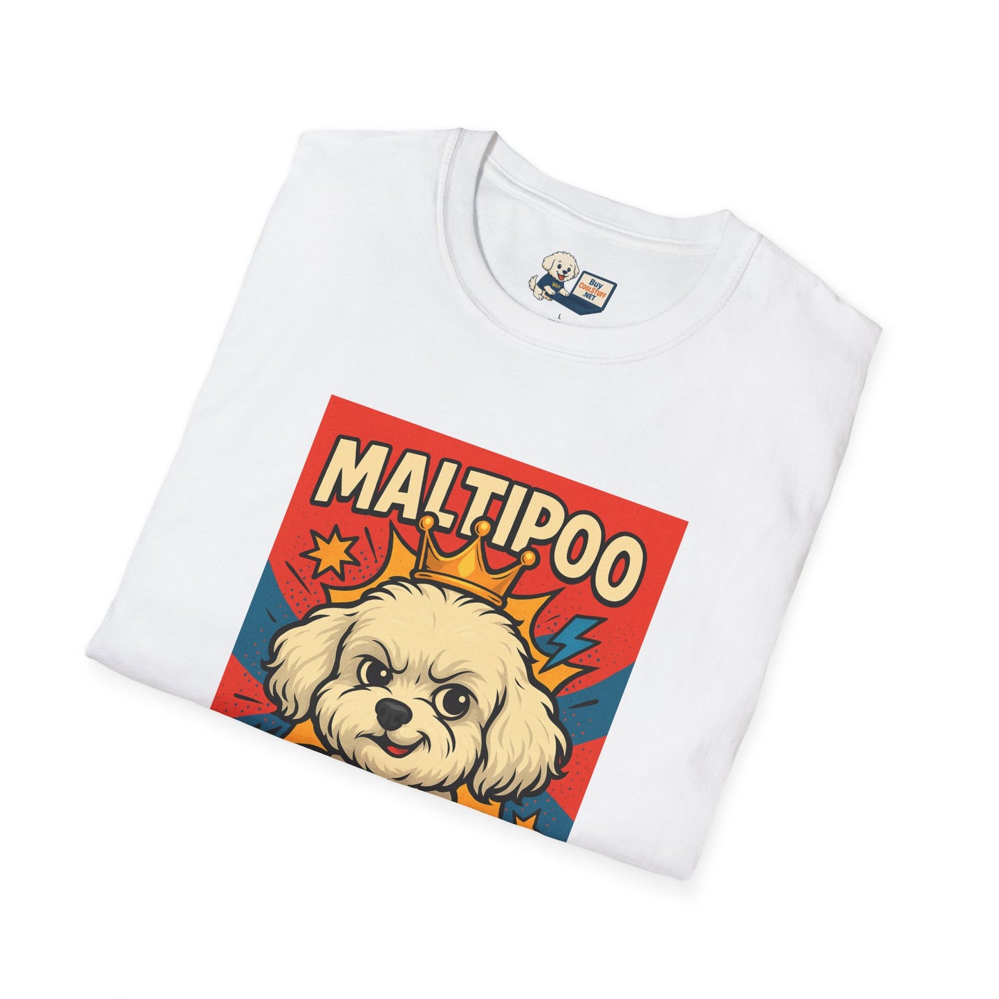 Maltipoo Lovebug Unisex Softstyle T-Shirt – Perfect Gift for Dog Lovers!