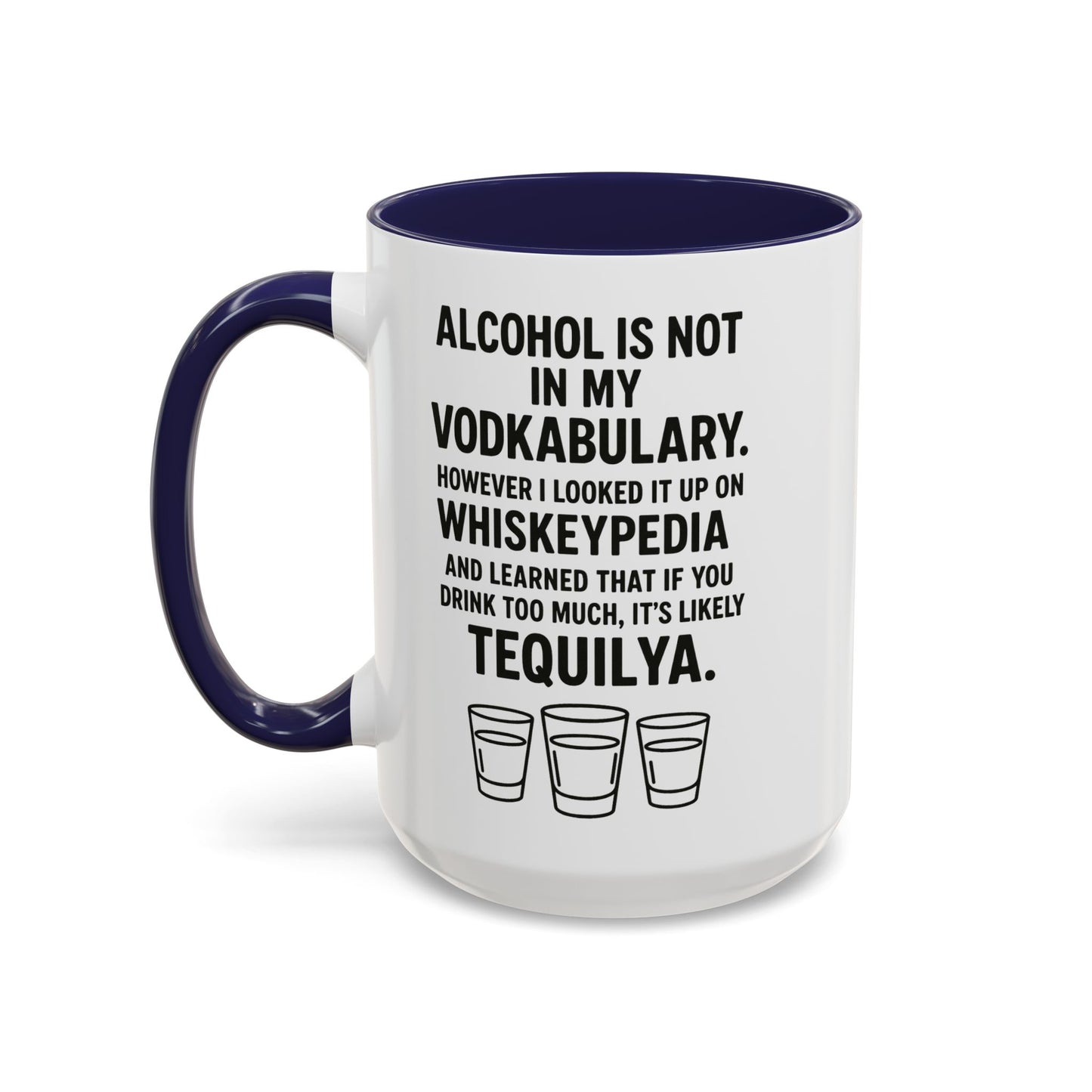 Funny "VODABULARY" Coffee Mug - 15oz - Perfect for Parties and Gifts
