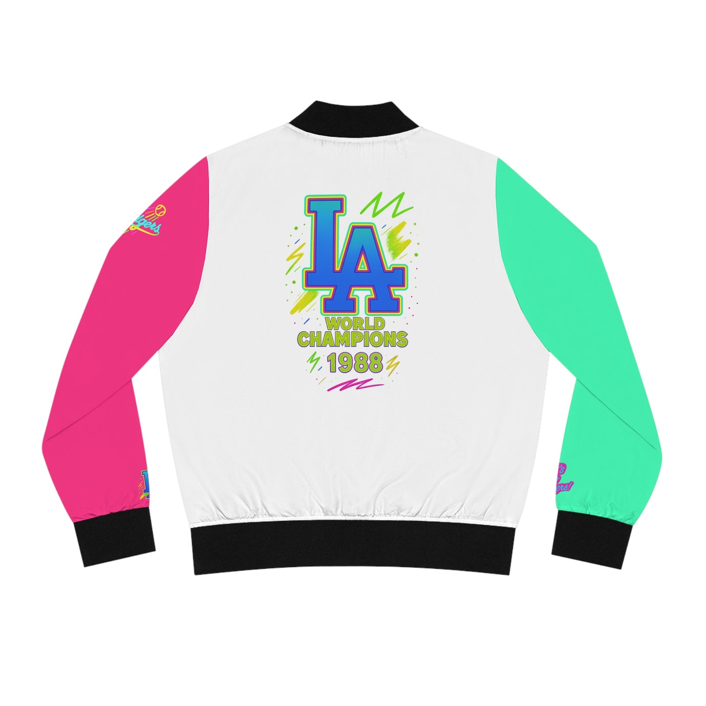 Los Angeles Dodgers- Neon 80's Retro Jacket - 1988 World Champions Limited Edition