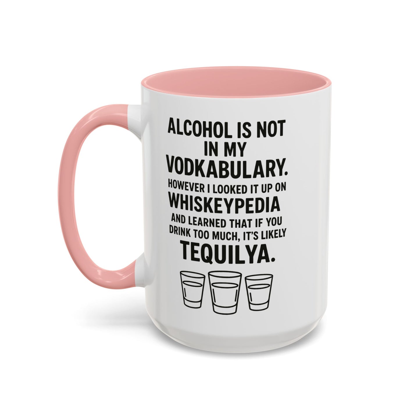 Funny "VODABULARY" Coffee Mug - 15oz - Perfect for Parties and Gifts