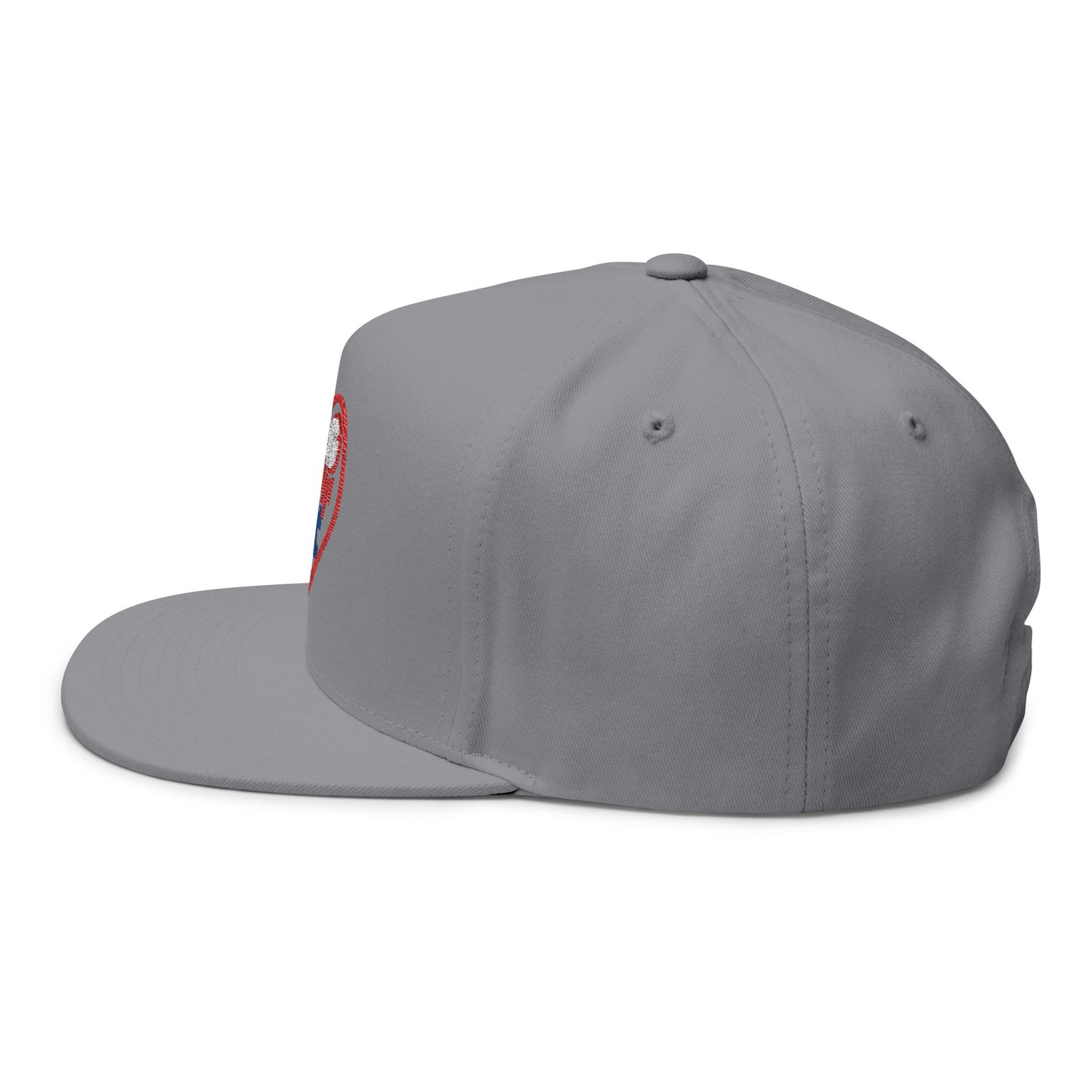 L.A. Heart Embroidered Flat Bill Cap - Perfect Gift for Men & Women