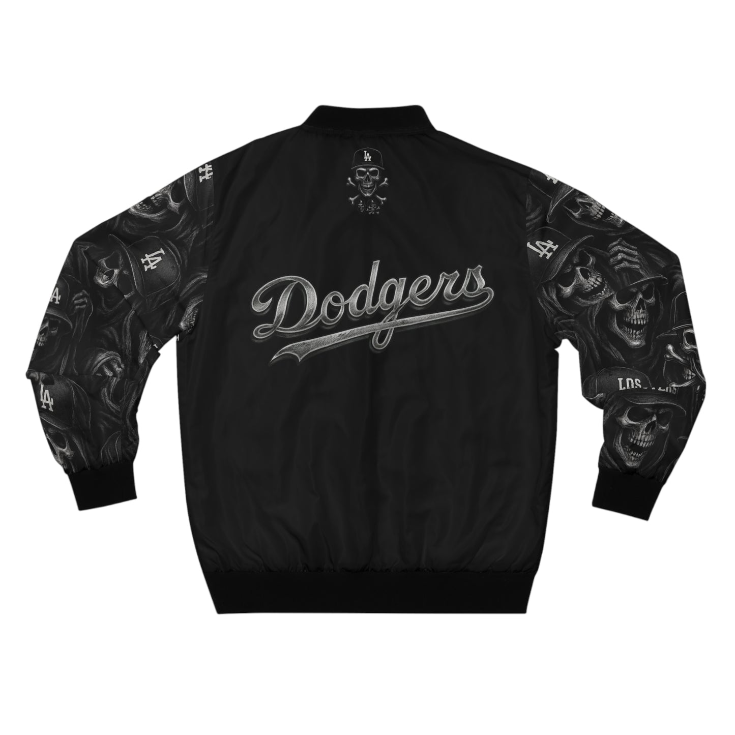 DODGERS-Skull Bomber Jacket