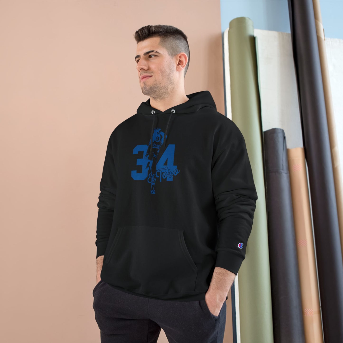 Unisex Fernando Valenzuela "El Toro" Stylish Champion Hoodie  - Perfect for Dodger Fans