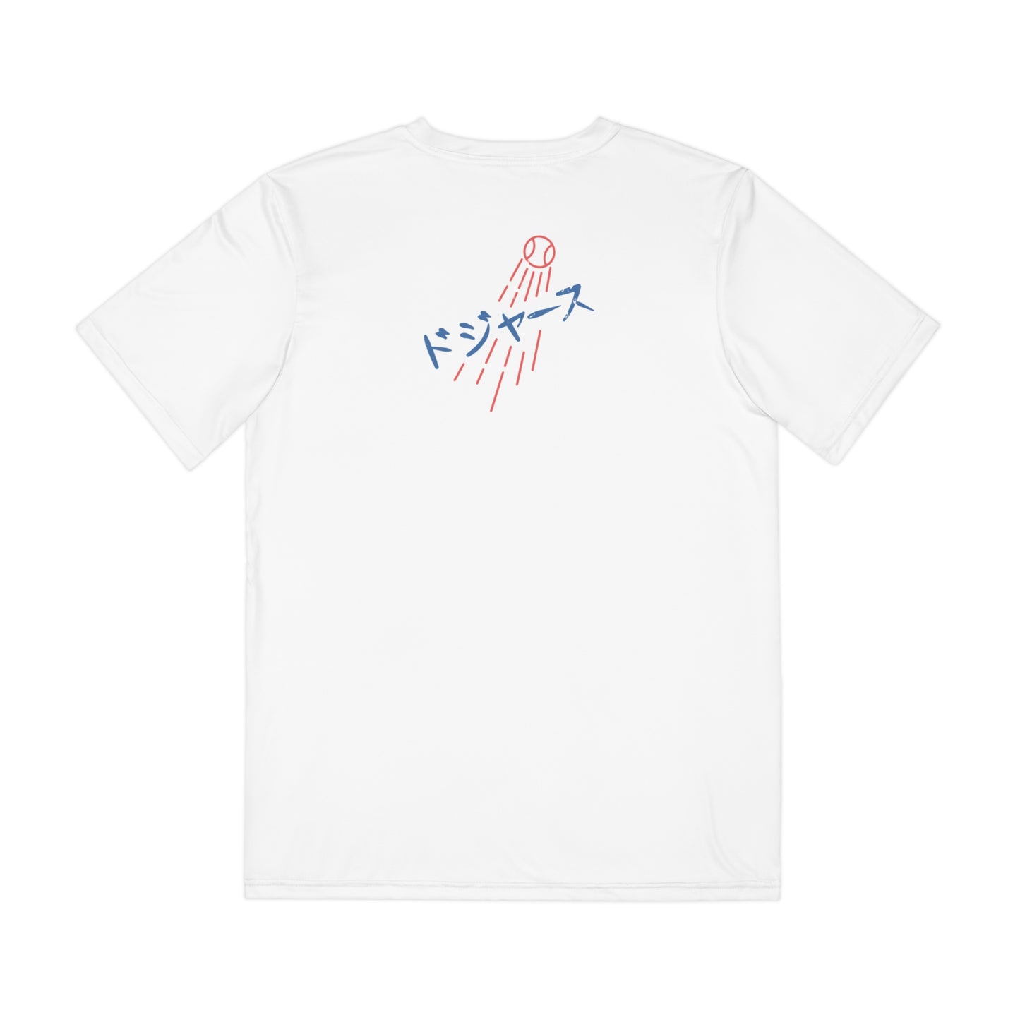 DODGERS - OHTAMALI MEXICAN LOTERIA shirt with Japanese "Let's Go Dodgers" text on the back- Unisex Men's Polyester T-Shirt