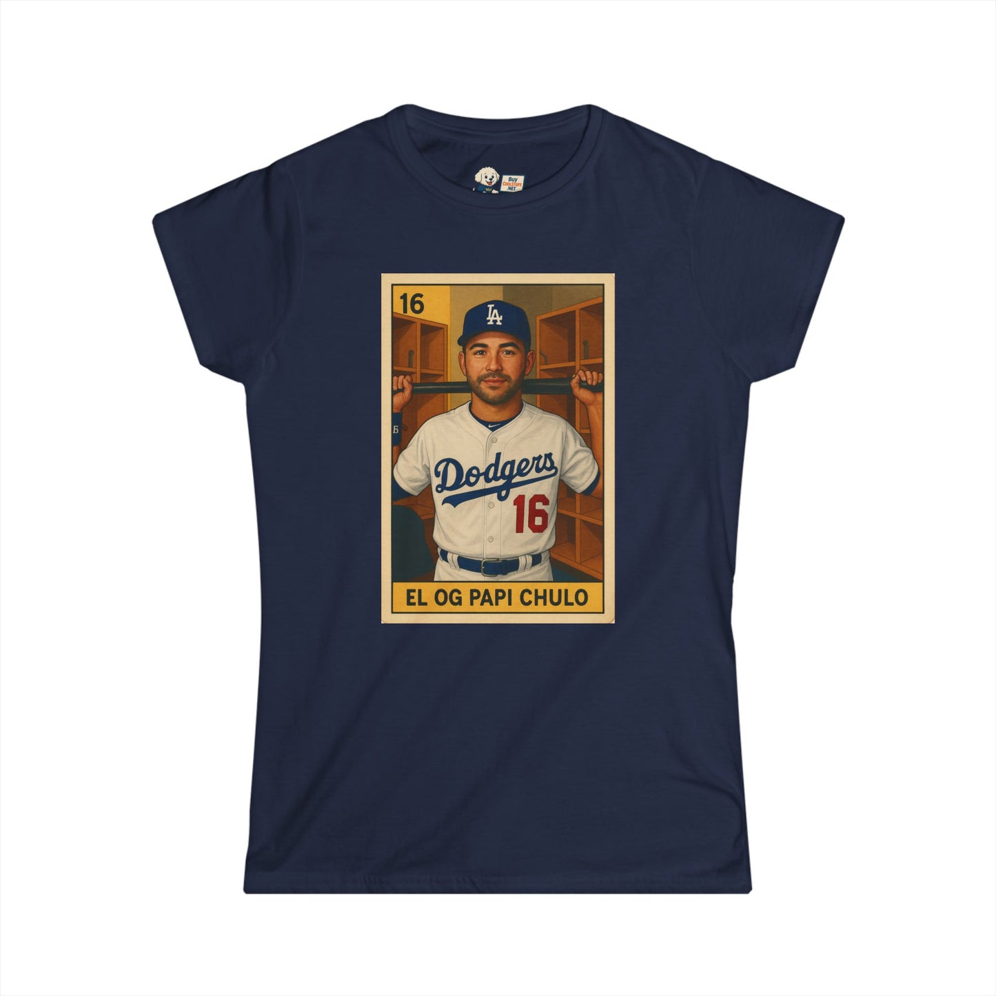 Dodgers - EL OG PAPI CHULO - Andre Eithier- Fun Gift for Sports Fans, Vintage Style T-Shirt, Baseball Fan Apparel, Unique Women's Clothing