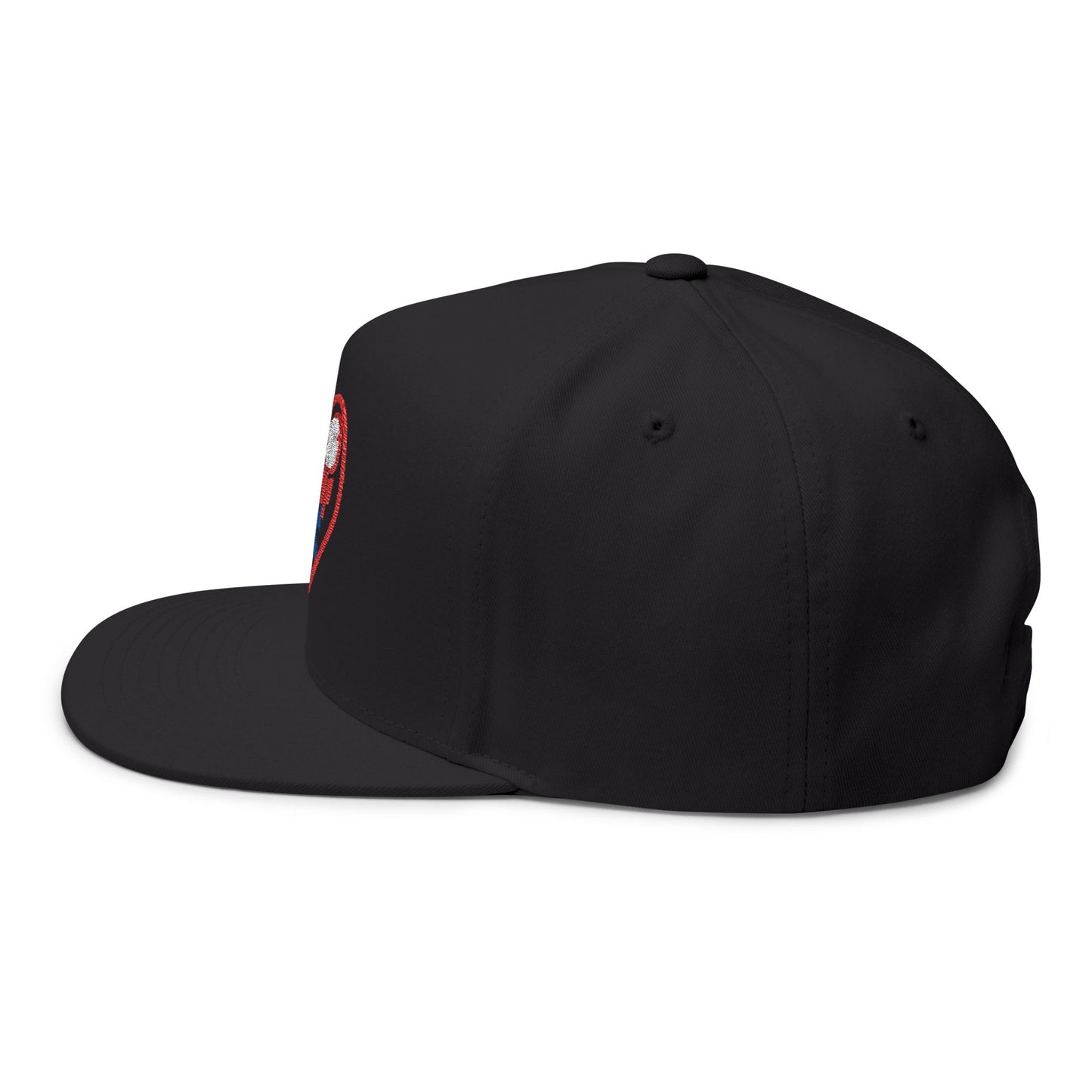 L.A. Heart Embroidered Flat Bill Cap - Perfect Gift for Men & Women