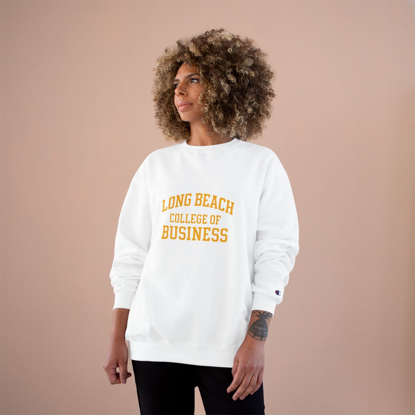 Long Beach College of Business Champion Sweatshirt - Comfortable & Stylish Crewneck for Students & Alumni