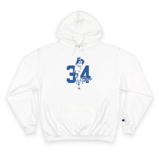 Unisex Fernando Valenzuela "El Toro" Stylish Champion Hoodie  - Perfect for Dodger Fans