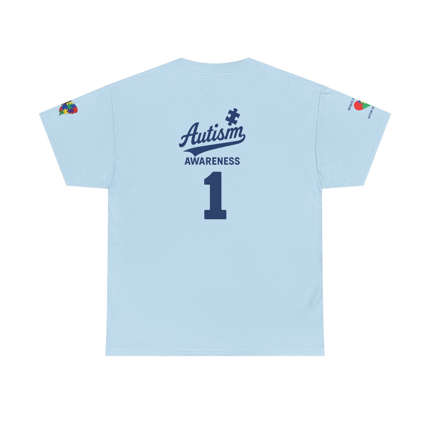 Autism Awareness - Dodgers Tee -Unisex Heavy Cotton Tee - Men & Women