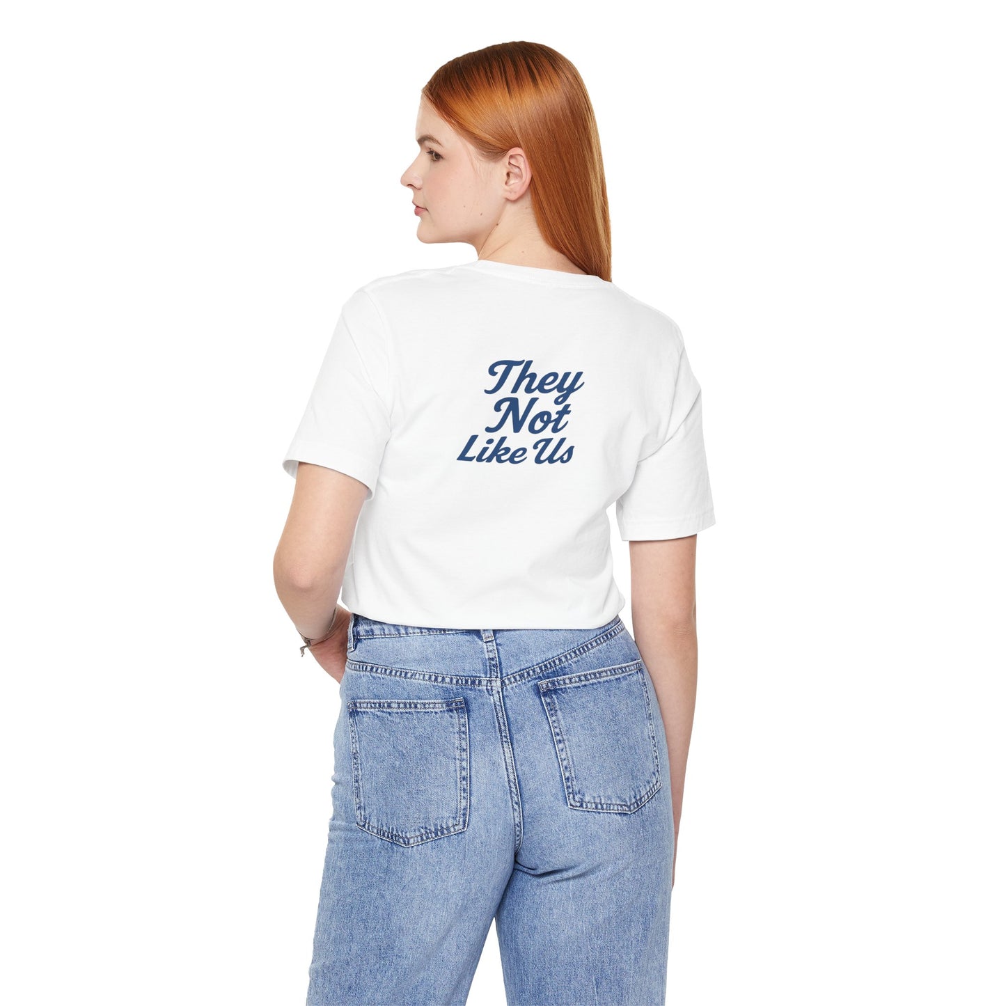 Dodgers "They Not Like Us" -Dripping Sneakers Unisex Tee - Original Design