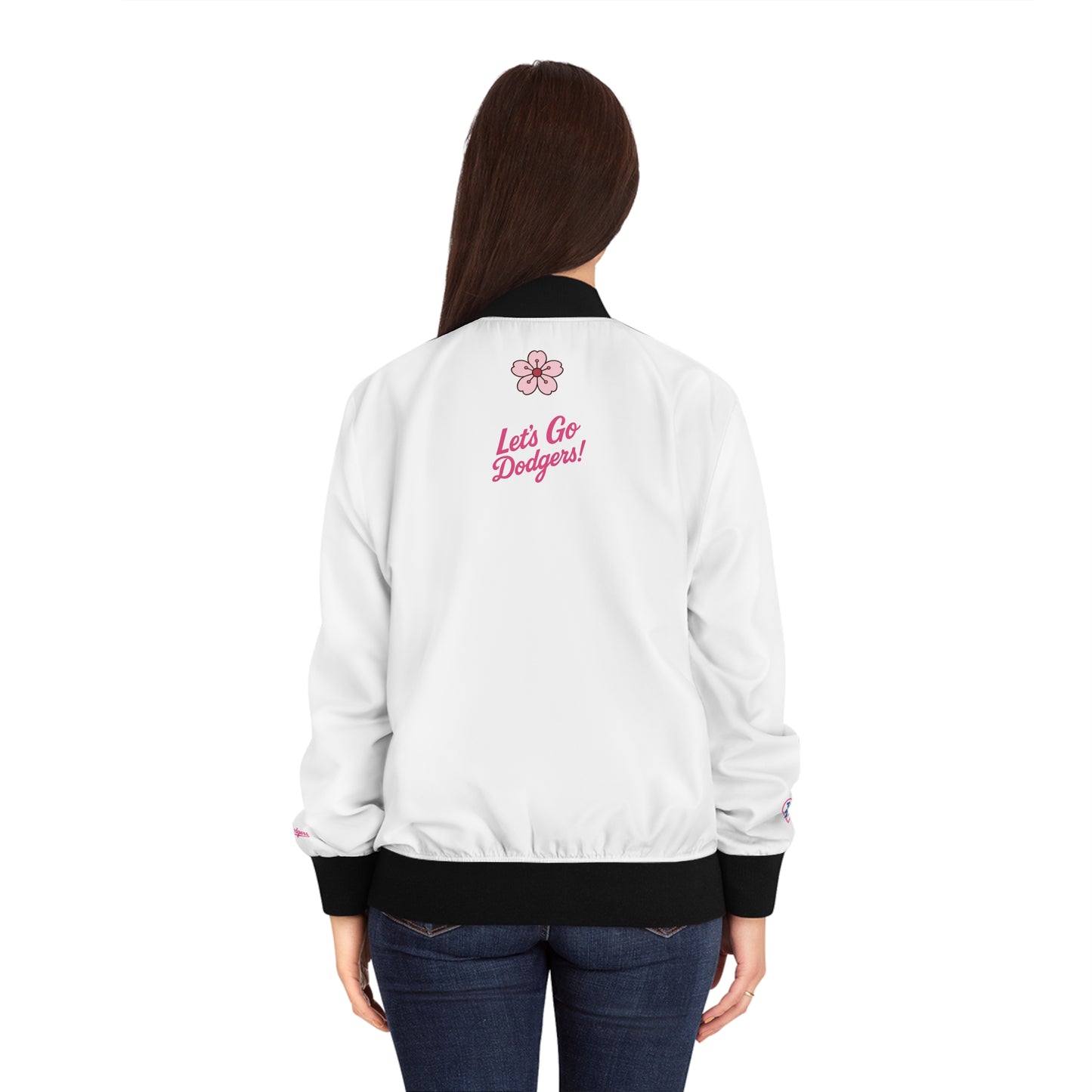 Women's Bomber Jacket - L.A. Dodgers Inspired Design
