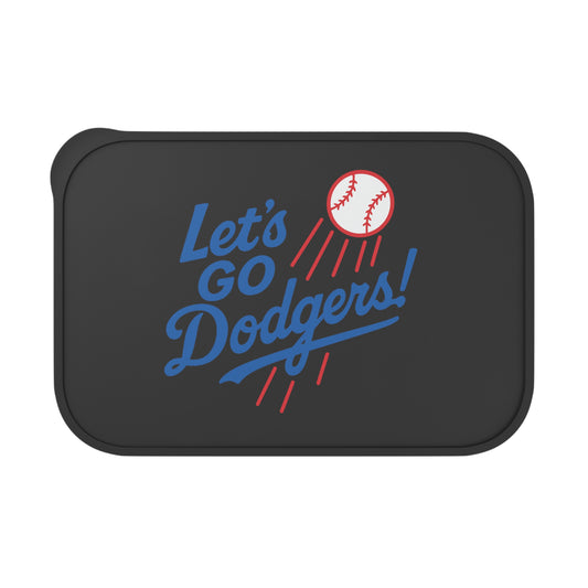 Dodger-Themed Bento Box with Utensils - Let's Go Dodgers!