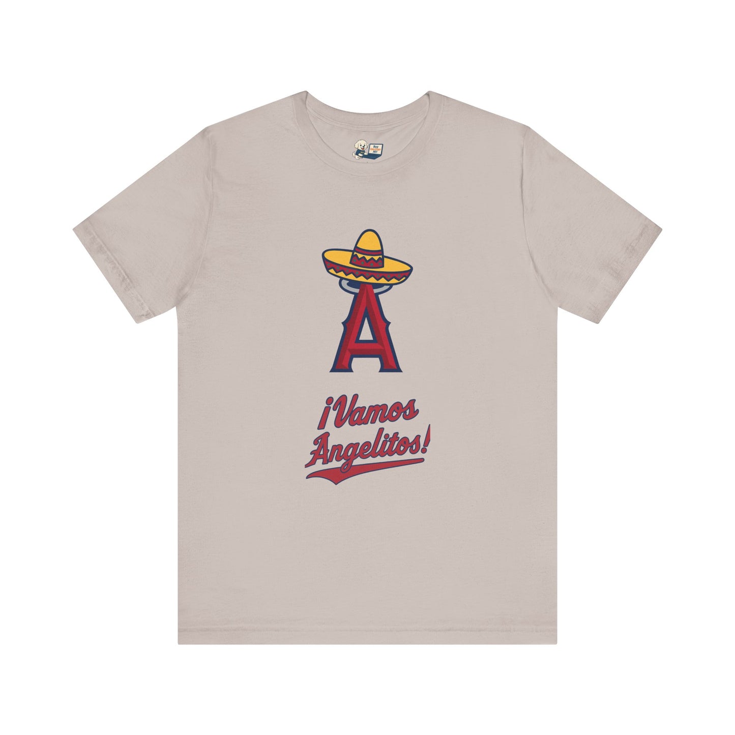 ¡Vamos Angelitos! Unisex Short Sleeve Tee - Fun and Festive Casual Wear - Angels