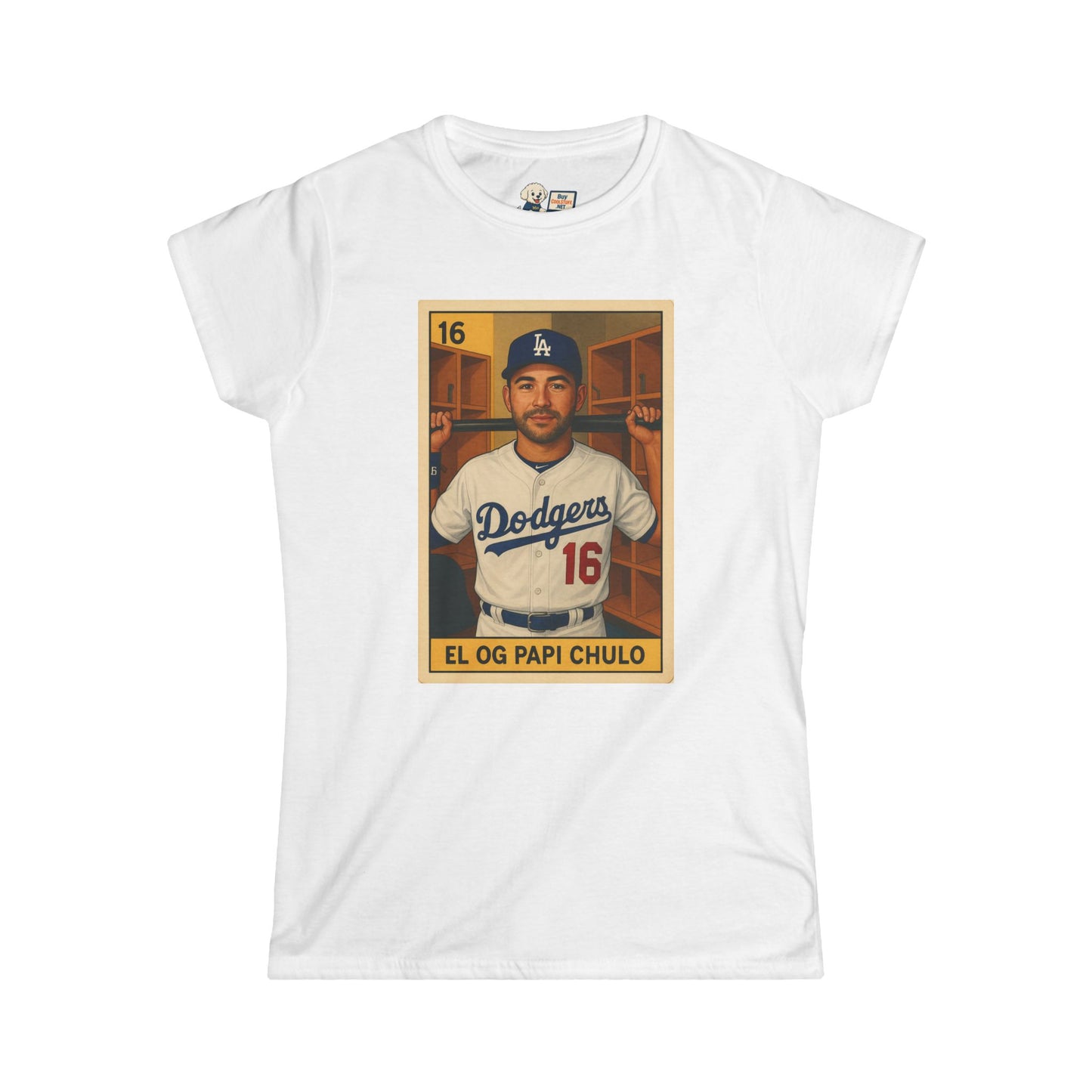 Dodgers - EL OG PAPI CHULO - Andre Eithier- Fun Gift for Sports Fans, Vintage Style T-Shirt, Baseball Fan Apparel, Unique Women's Clothing