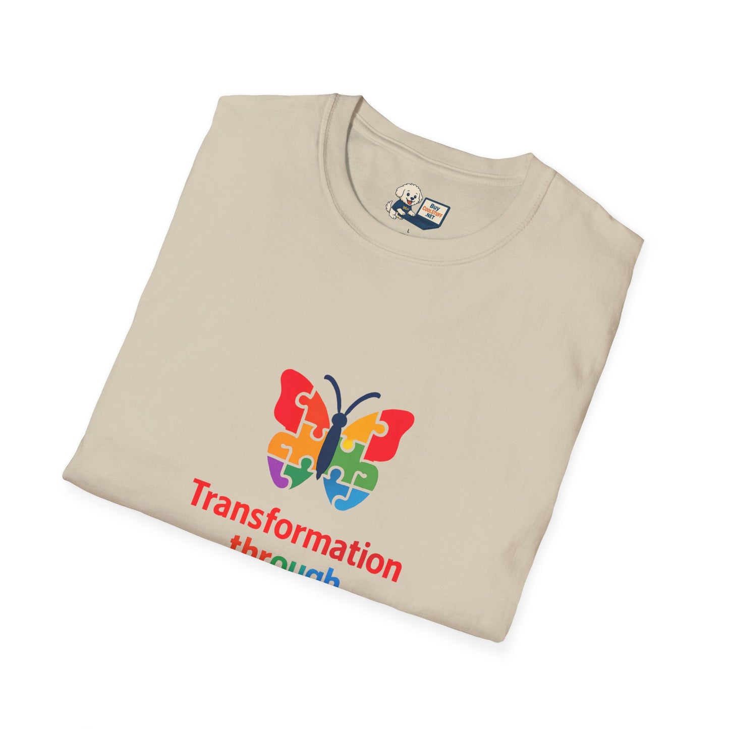Autism Awareness - "Transformation Through Understanding" -  Unisex Softstyle T-Shirt (Various Colors)