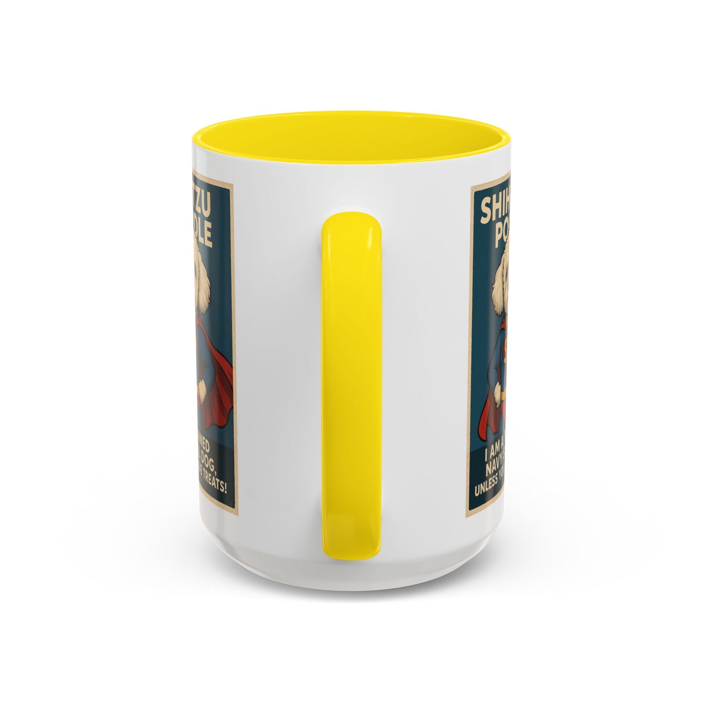 Shih-Tzu Poodle "Super Hero" Coffee Mug - Fun 15oz Accent Mug for Dog Lovers