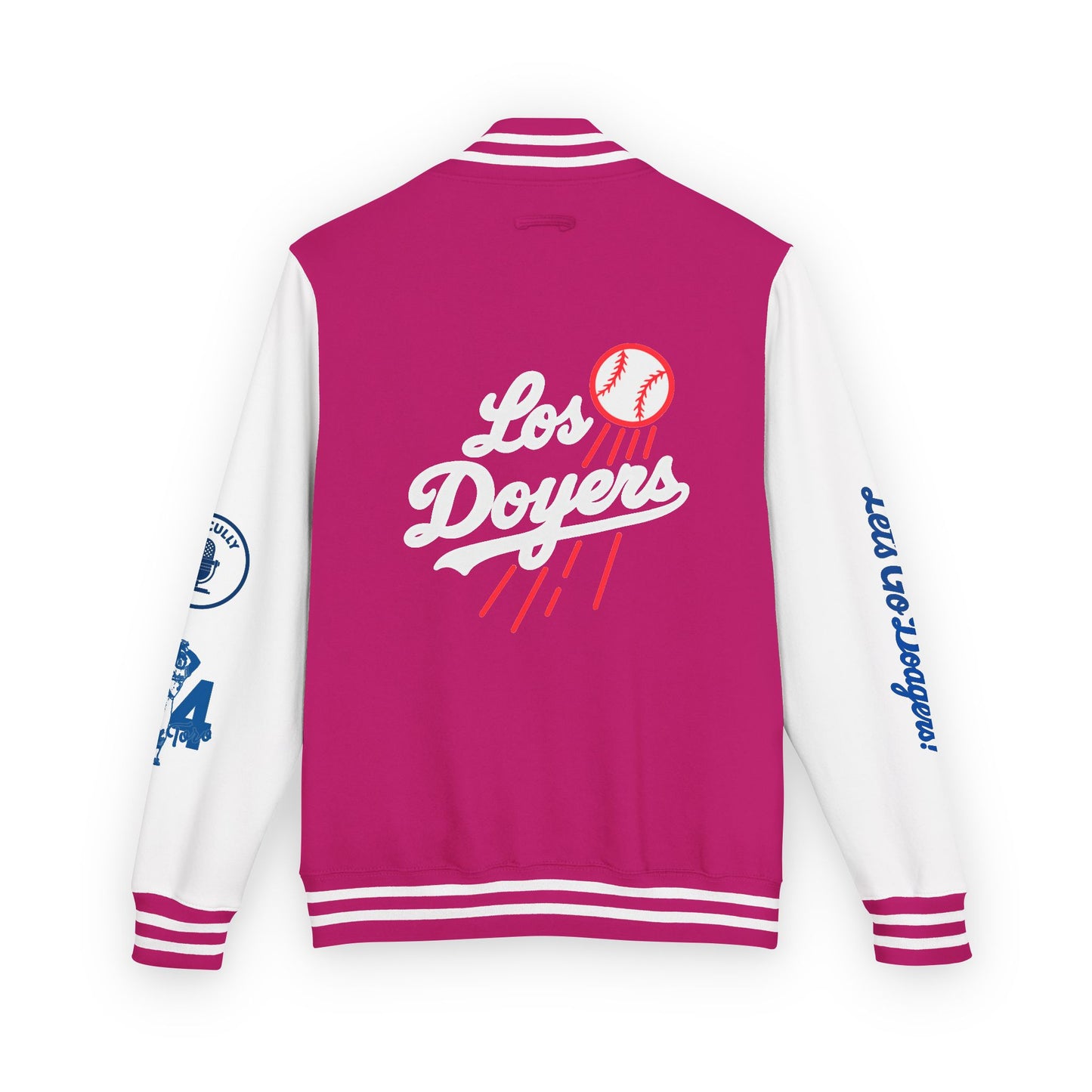 Mexican Flag Los Doyers Unisex Heavyweight - Letterman Jacket - Men & Women
