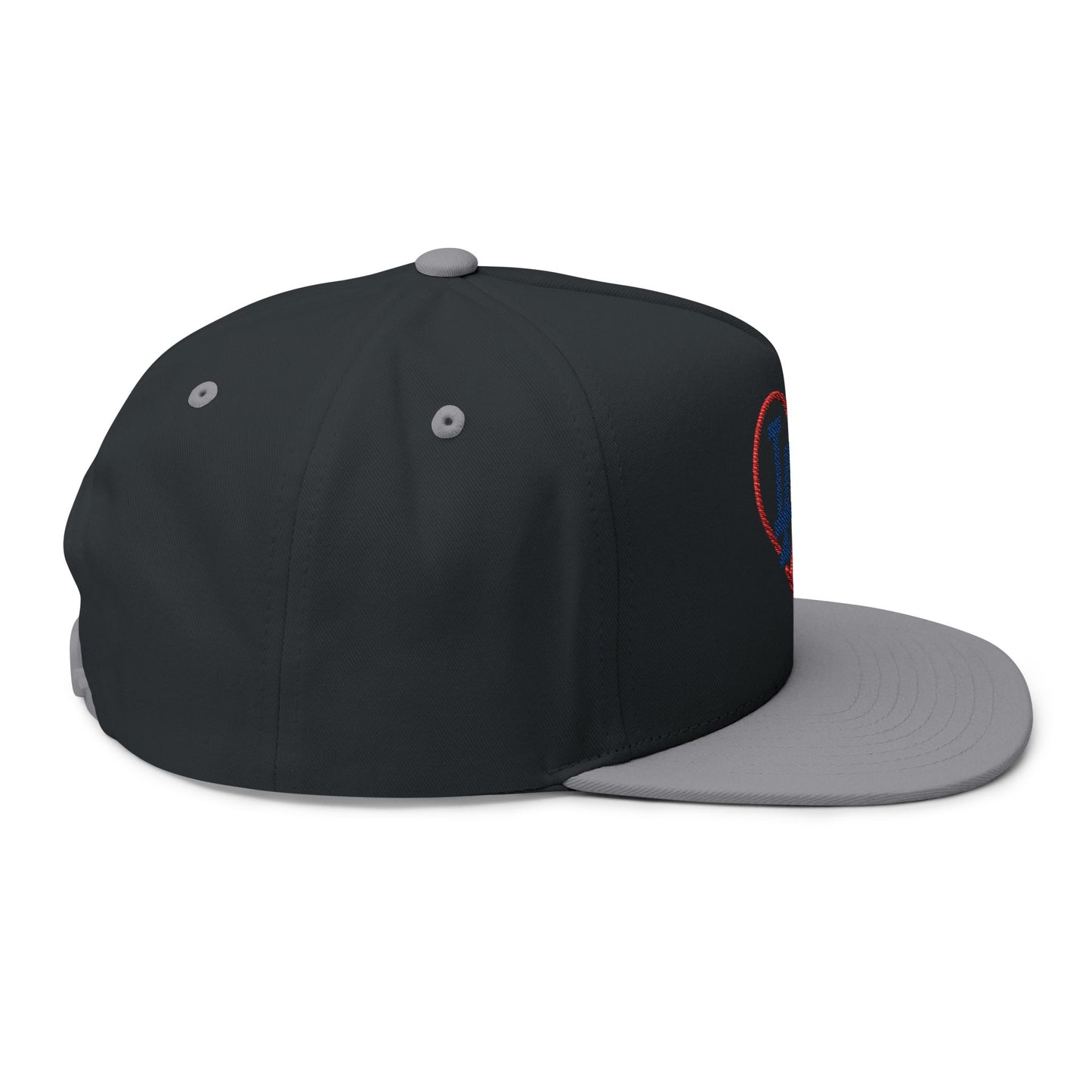 L.A. Heart Embroidered Flat Bill Cap - Perfect Gift for Men & Women