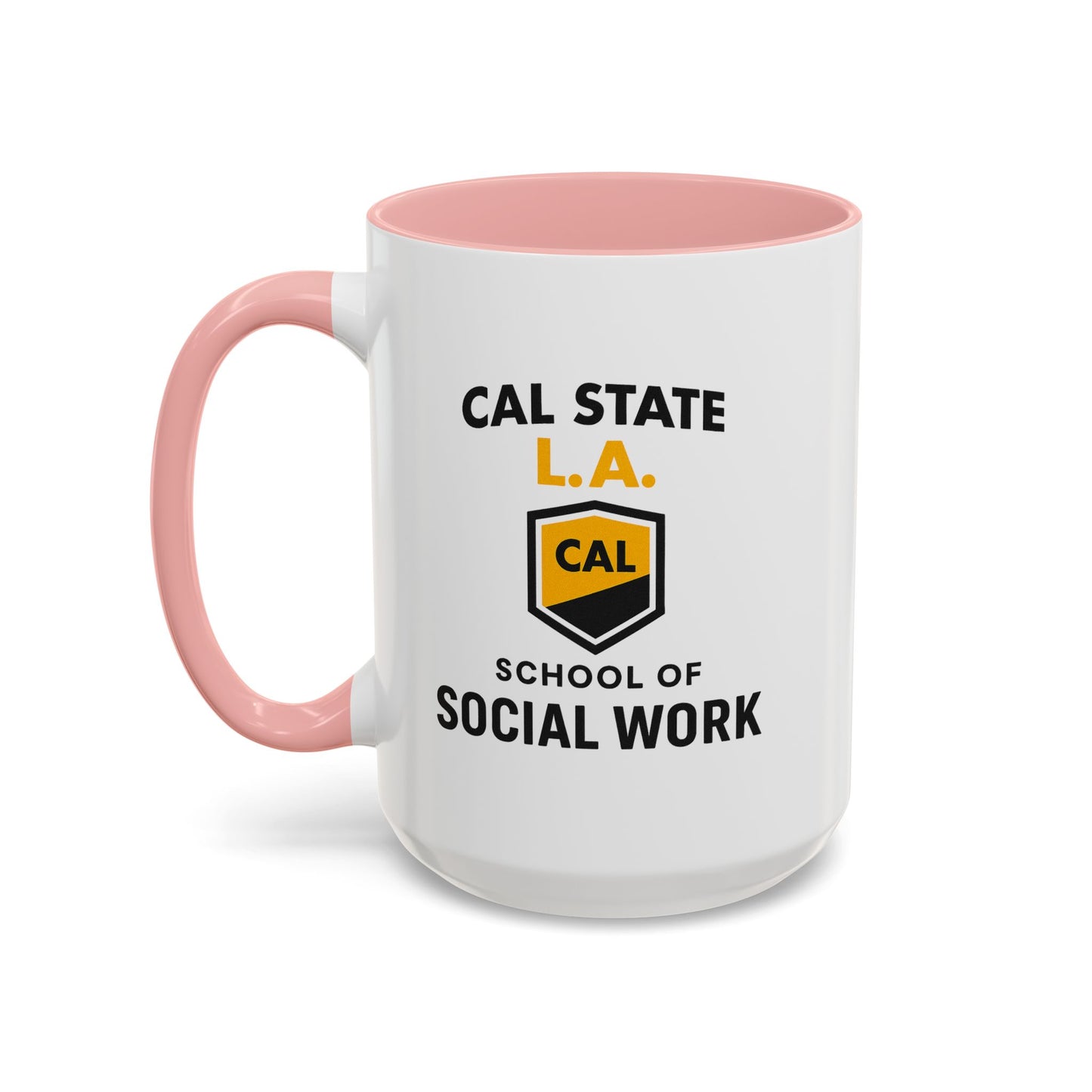 CSULA. - School of Social Work -Accent Mug - 15oz