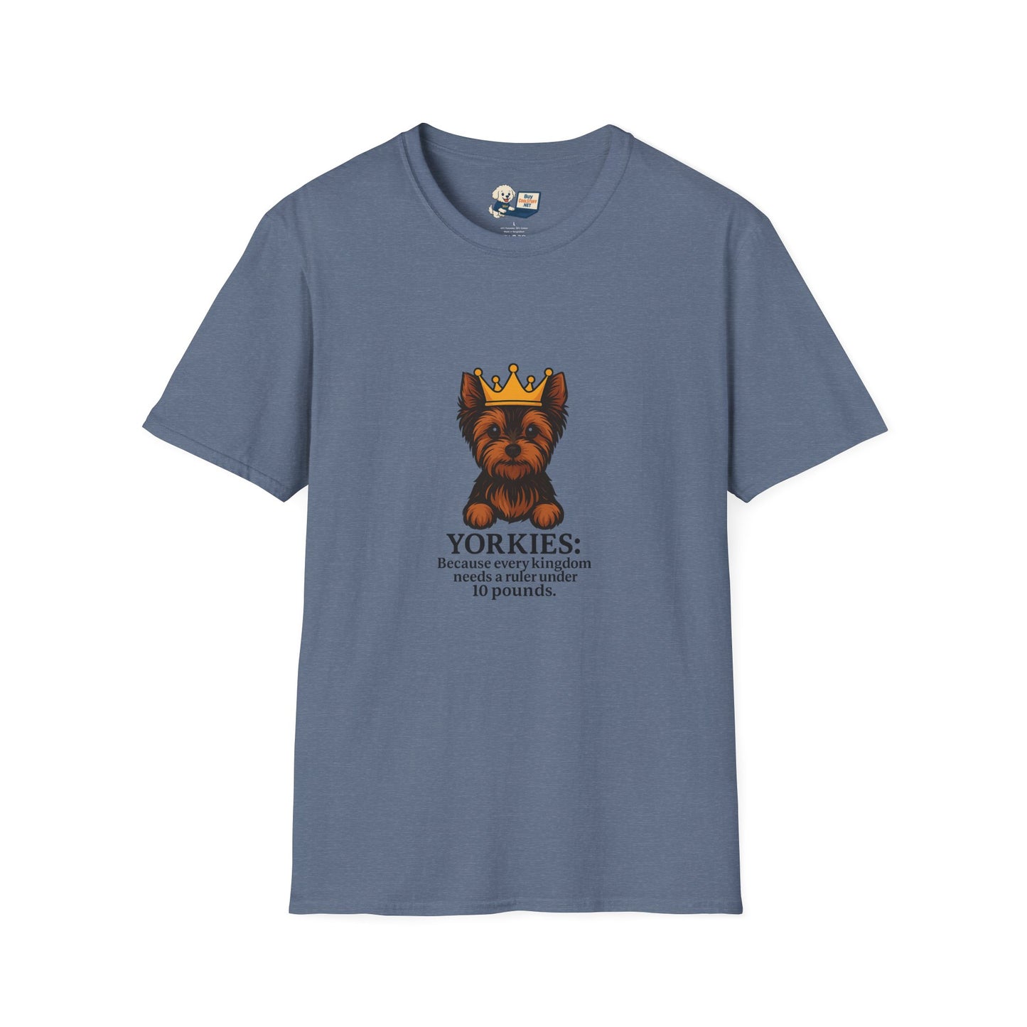 Yorkie Unisex Softstyle T-Shirt – Perfect Gift for Dog Lovers!